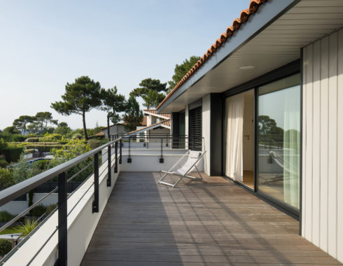architecte la teste pilat villa b vue voisinage terrasse