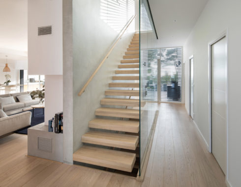 architecte la teste pilat villa b vue escalier