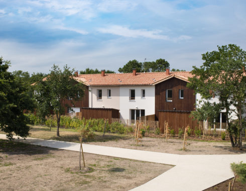 architecte gujan mestras logements collectifs Brémontier côté jardin