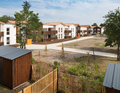 architecte gujan mestras logements collectifs Brémontier extérieur côté appartement
