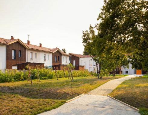 architecte gujan mestras logements collectifs Brémontier côté jardin