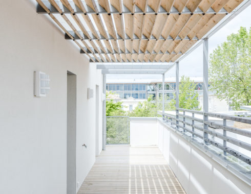 architecte la teste logements collectifs gallieni couloir extérieur