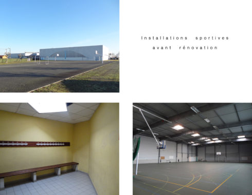 architecte gujan mestras gymnase avant intervention