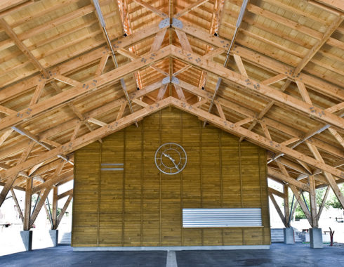 architecte mios halle marché vue intérieur