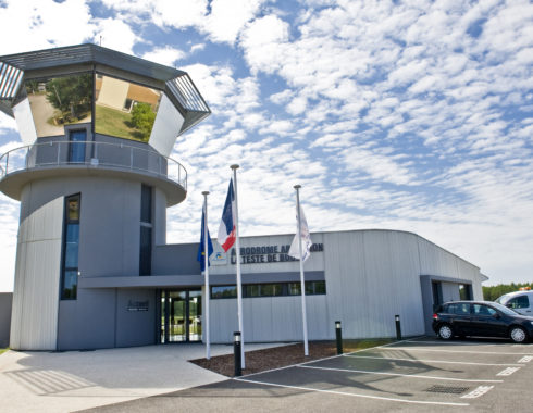 architecte la teste de buch aérodrome vue entrée