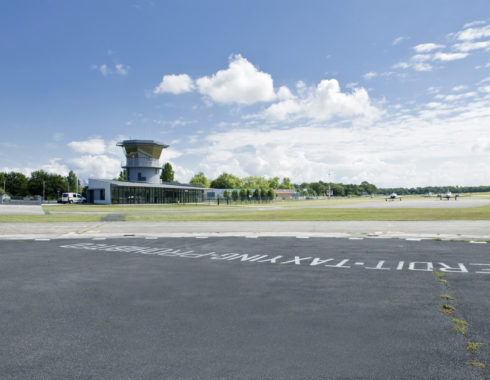 architecte la teste de buch aérodrome vue piste