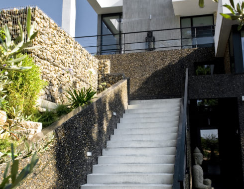 Villa W Architecte Bassin Arcachon vue escaliers